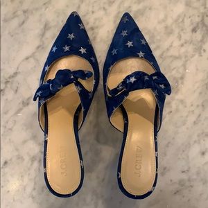 Sophia mules starry suede